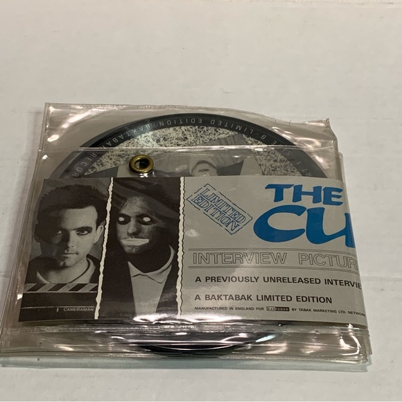 The Cure Interview Picture Disc Collection Vinyl Records 7" Baktabak Ltd Ed 4Pcs - Picture 10 of 10